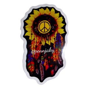 🍂🌻2 for $9 or 4 for $15🌻 Yellow Sunflower 🌻 Dream Catcher decal